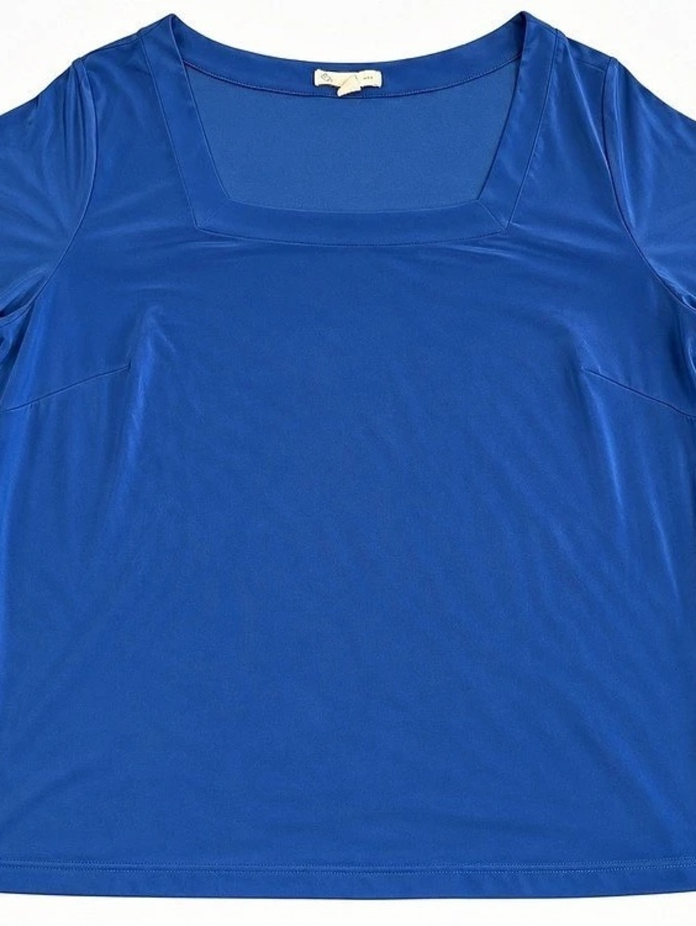 CB Established 1962 Royal Blue Square Neck Blouse Women’s 1X